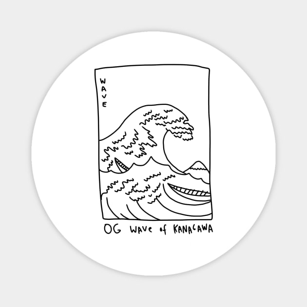 Magnum Opus Great Wave.PNG Magnet by MagnumOpus
